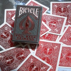 Bicycle Playing Cards - Metalluxe Red